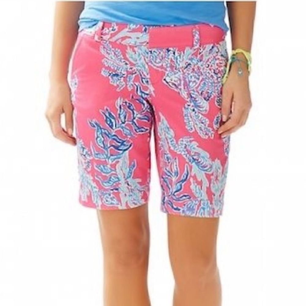 Lilly Pulitzer The Chipper Short Samba Capri Pink Bermudas 2